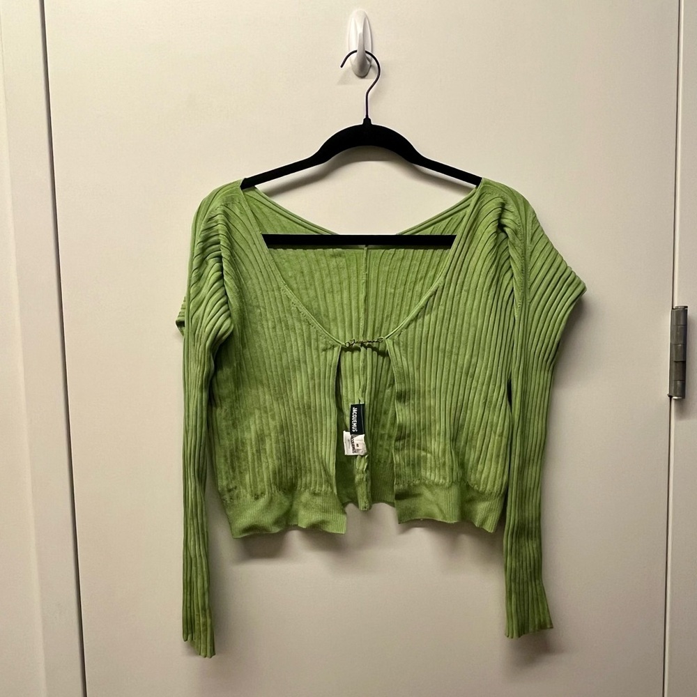 Jacquemus
La Maille Pralù Longue Green Cardigan - Picture 8 of 12
